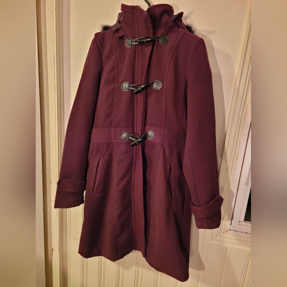 Plum purple Suzy Shier winter coat